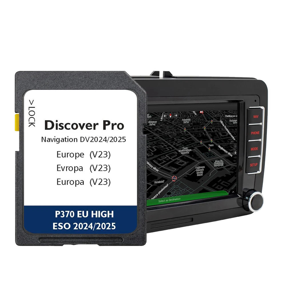 Discover PRO Navigation DV 2024/2025 for Volkswage Golf Station Wagon from 2014 to 2017 Naving SD Card 64GB