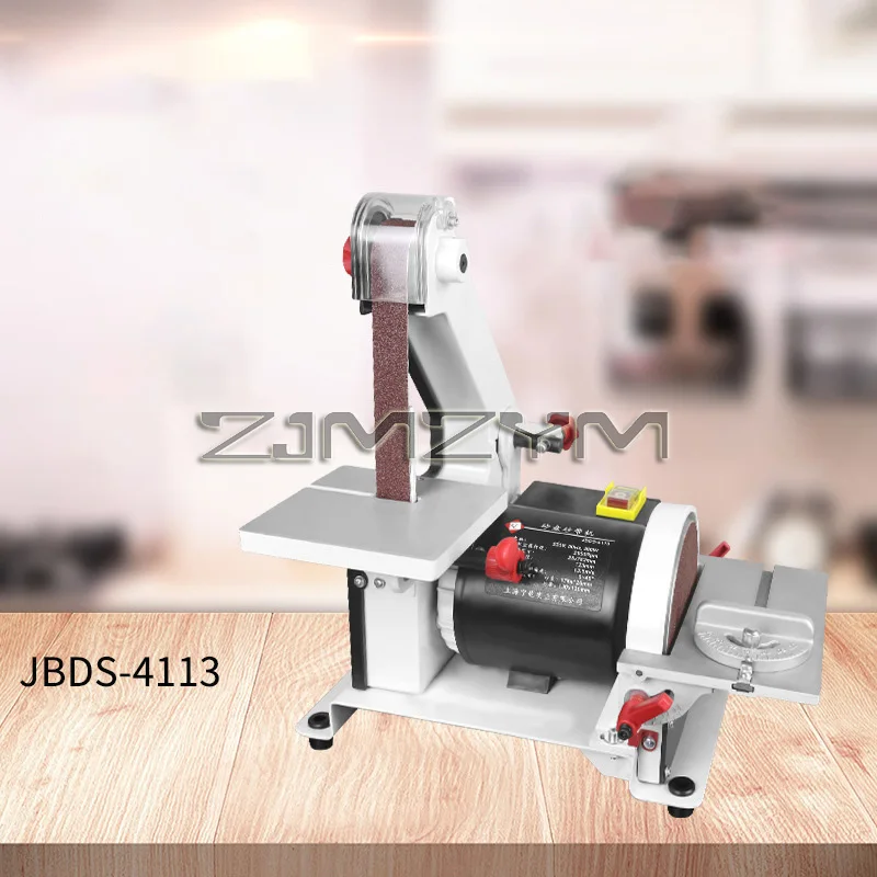 Bench Top Sand Polishing Machine, Round Disc Belt Grinder, Sanding Polishing Machine, 220V