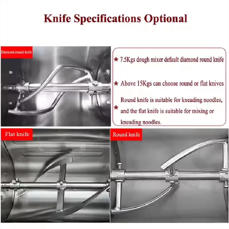 ماكينة صنع العجين التجارية متعددة الوظائف الأوتوماتيكية بالكامل ماكينة تجهيز العجين