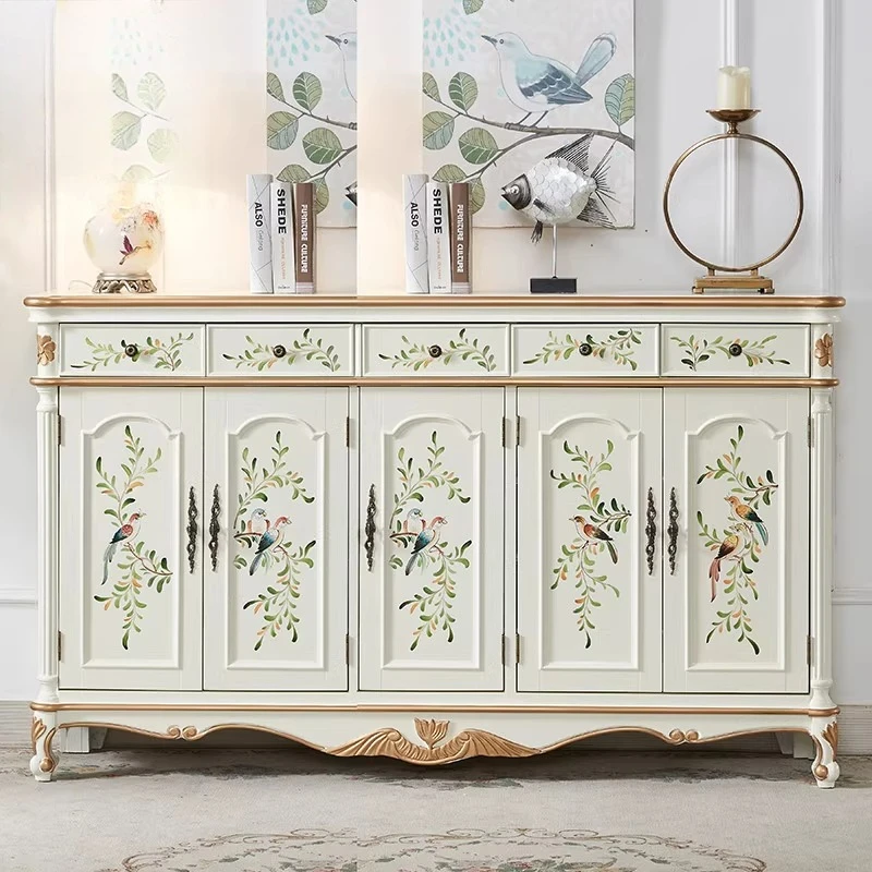 

Американский роскошный шкаф для гостиной, элитный элегантный дизайн, модный салонный шкаф, современная креативная мебель для квартиры