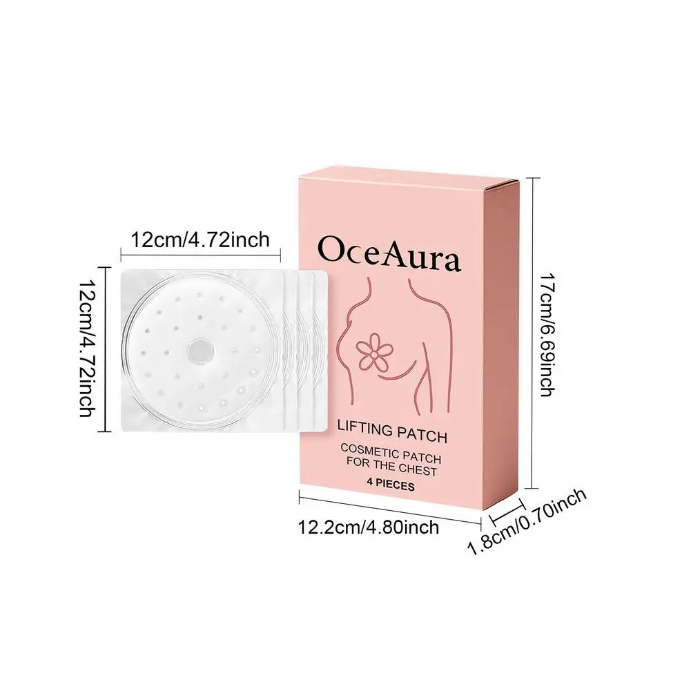 4Pcs Secret Anti-sagging Breast Lifter Enhancer Patch Chest Enhancement Pads Augmentation Firming Breast Skin Care