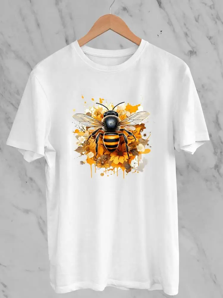 

Graphic T-shirts Clothing Tee Top T Women Casual Sweet Flower Cute Short Sleeve Tshirts Female Fashion Cartoon Lady Clothes
