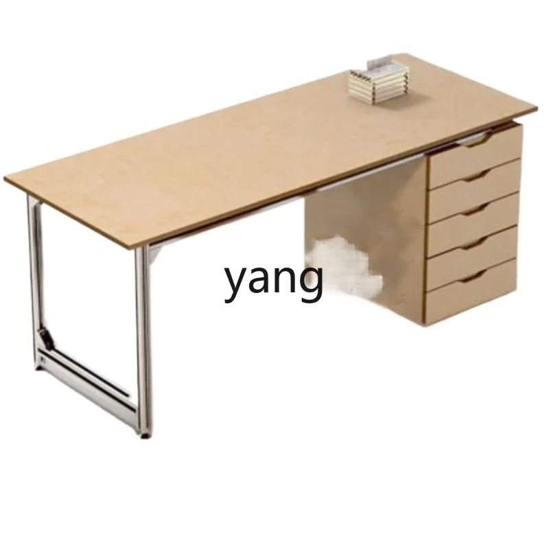 Yjq modern simple household long desk cabinet integrated writing computer desk studio