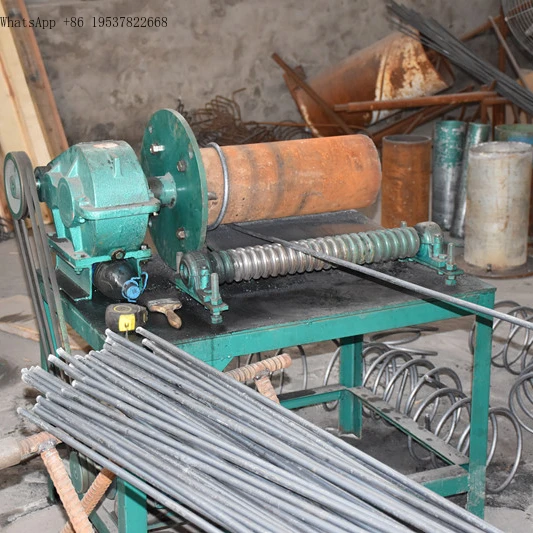 

Aluminum steel carbon steel high efficiency manual 90-280mm spiral steel bar bending machine
