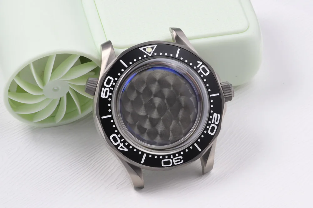 Seamaster 007 Titan-Uhrengehäuse Passend für Seiko Luminous Saphirglas Taucheruhr für NH35/NH36 Automatikwerk Uhrenteile – Detail 5