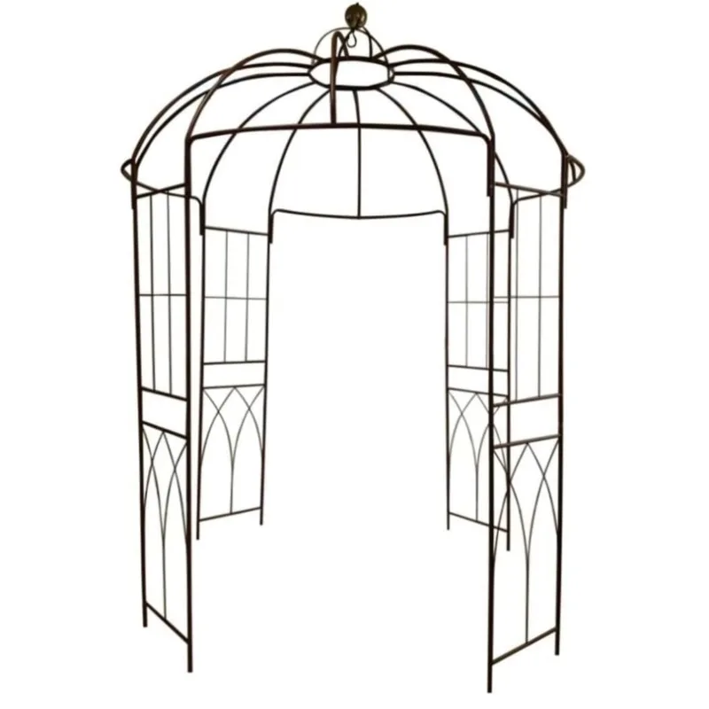 Factory Direct Sales of Large Iron Pavilion Arches, Garden Gardening Decorative Arches, Plant Climbing Rattan