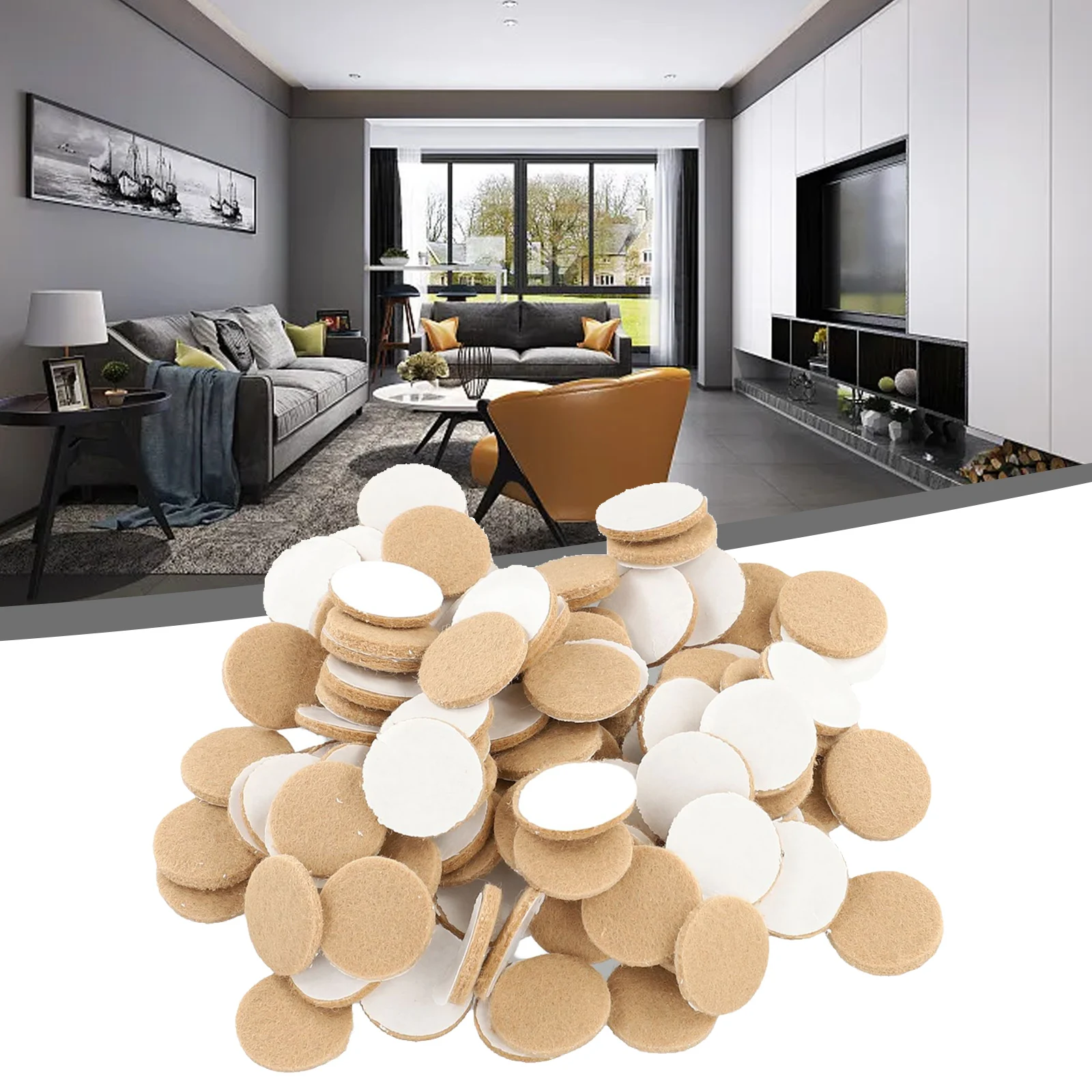 Non-slip Chair Leg Pads Furniture Protection Felt Pads Office Furniture Protection For Lights And Electrical Materials