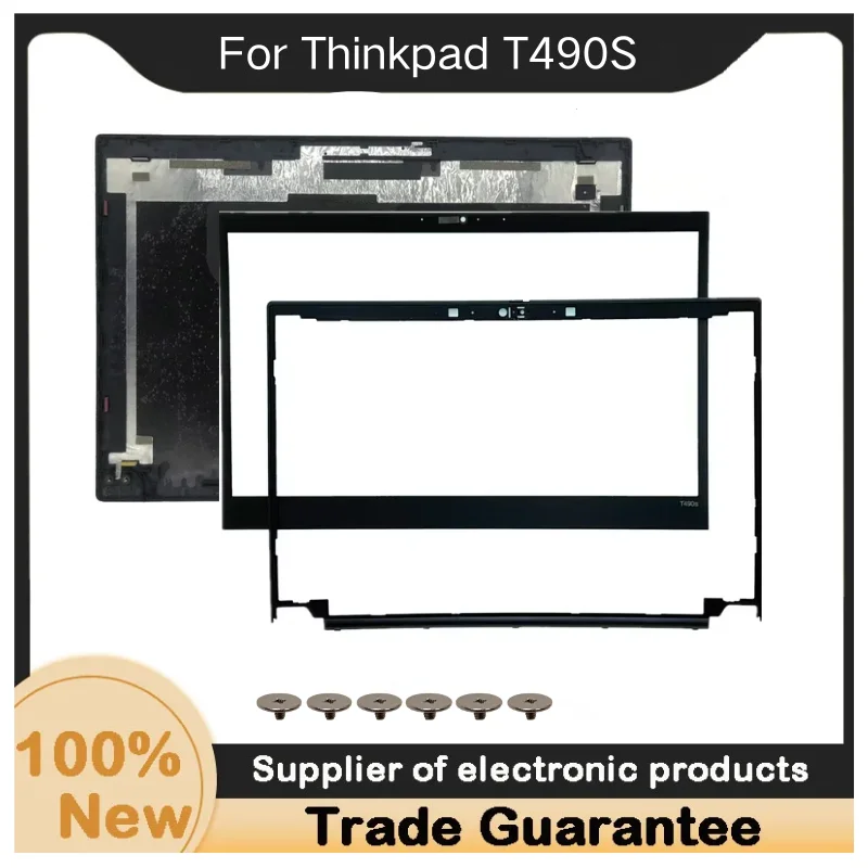 New For Kailxuling Thinkpad T490S LCD Bezel Cover Sticker Case RGB Standard 02HM516 / 02HM500 AL1BR000200 LCD Back Cover 02HM498