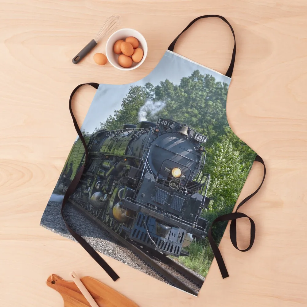 

Big Boy No. 4014 Steam Locomotive Apron Woman Kitchens cleanings Waiter Uniforms home women Apron