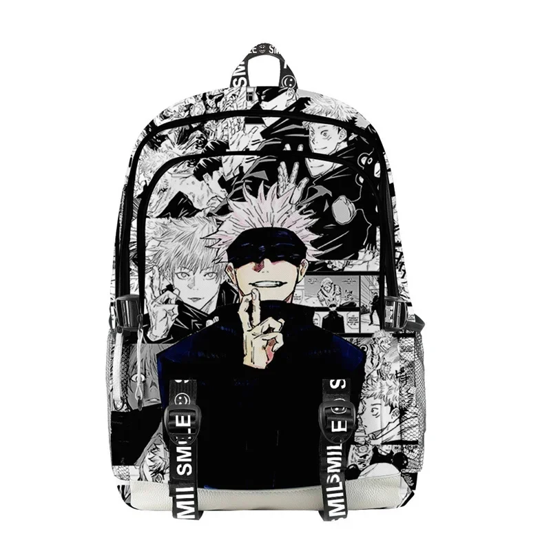 2026 Manga Collage Backpack For Girls Boys Travel Rucksack Satoru Gojo Jujutsu Kaisen Itadori Megumi Anime Backpacks CC6DU