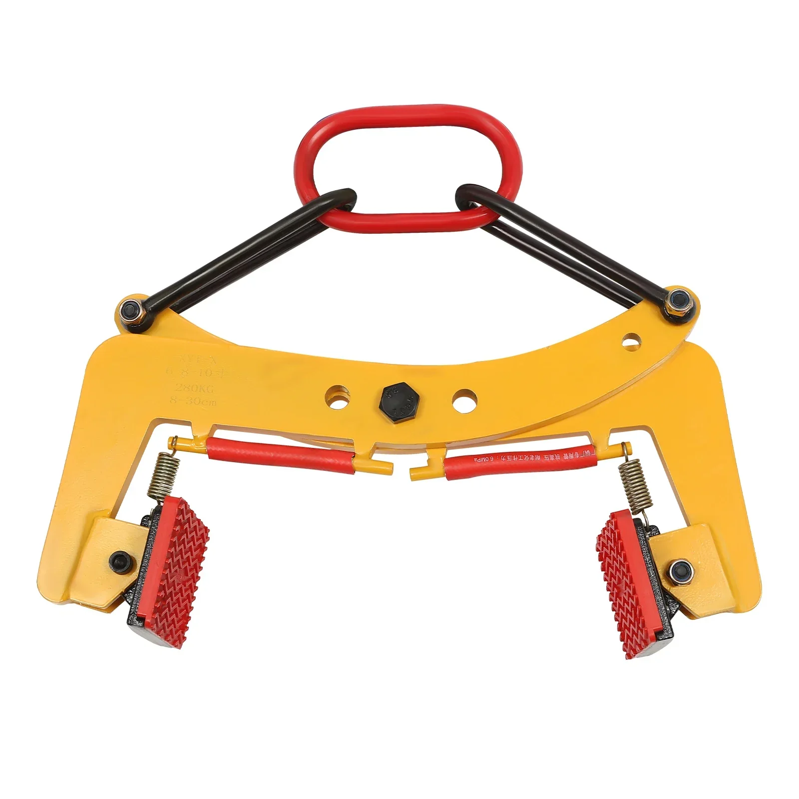 Pliers Stone Gripper (8-30cm 280kg/6-24cm 325kg ) Offsetting Pliers Brick w/End Rings for Lifting Transportation Wood Stone