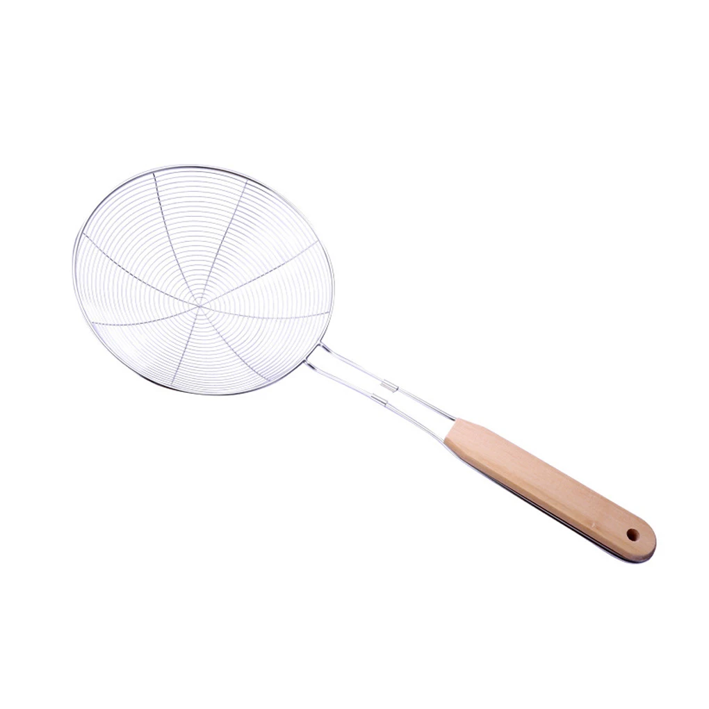 Durable Stainless Steel Skimmer For Frying - ple And Efficient Long Handle Easy To Store And Clean Skimmer Spoon