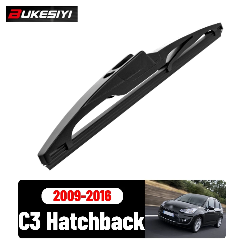 12" Car Rear Wiper For Citroen C3 MK2 Hatchback 2009-2016 2010 2011 2012 Tailgate Windshield Window Wipers Blade Accessories