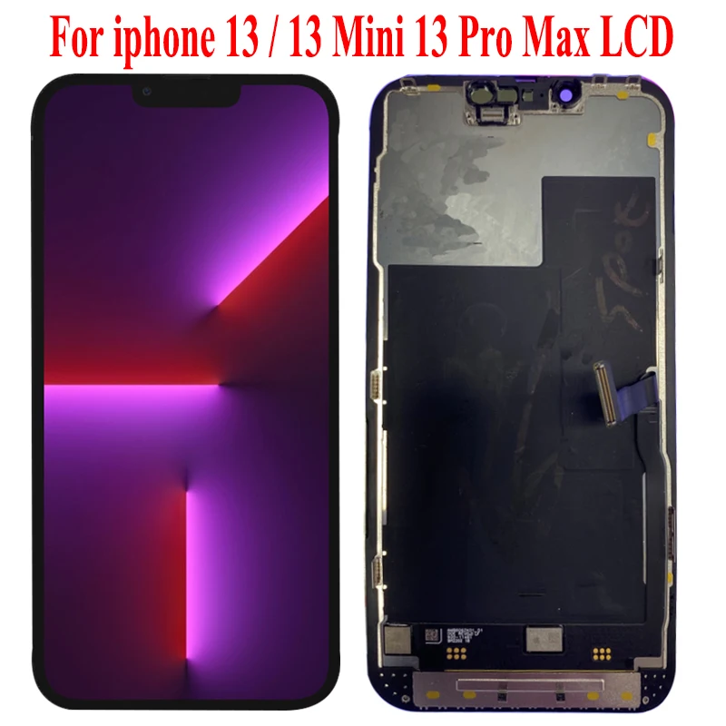 

AAA+OLED For iPhone 13 Pro 13Mini LCD Display With Touch Screen Digitizer Assembly For 13 Pro Max 13 Screen Replacement