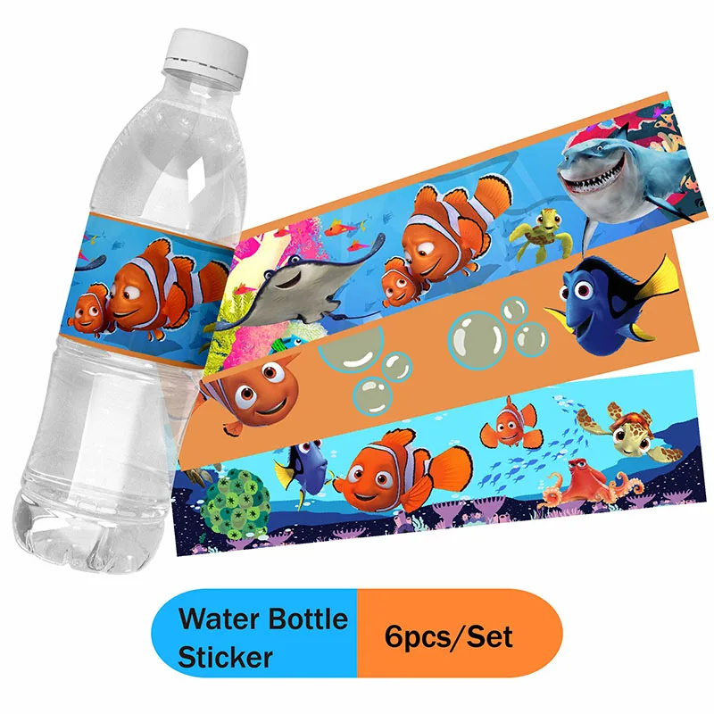 Disney findet Nemo Unterwasser welt Clown fisch Geburtstags feier Einweg dekoration Dekoration Baby party Kinder bedarf