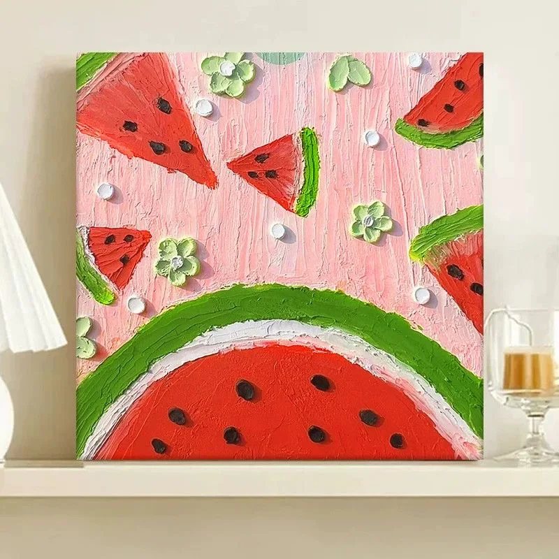 

E-0047 Tropical mango oil painting.