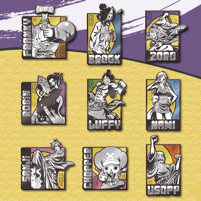 Kayou – carte Badge originale une pièce, carte de Collection Anime Luffy Zoro, personnage périphérique pour jouets d'anniversaire pour enfants, cadeau pour Fans