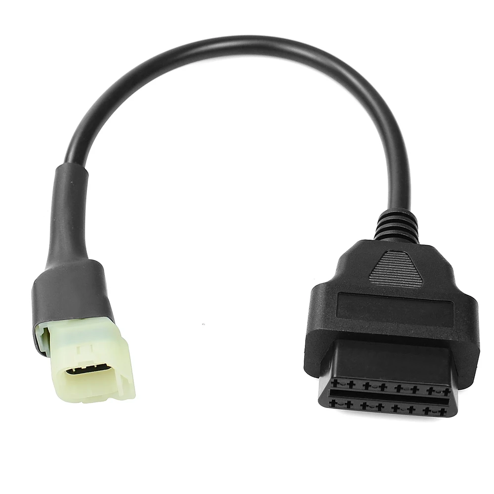 OBD Motorcycle Cable for Ducati 4 Pin Cable Diagnostic 4Pin to OBD2 16 Pin Adapter OBD2 Engine Fault Diagnosis Detection Plug