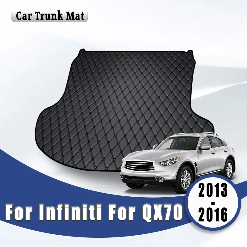 Kofferraummatten für Infiniti QX70 2013 2014 2015 2016 Auto Fahrzeuge Cargo-Liner Teppiche Innenzubehör Produkte Teppiche Abdeckungen