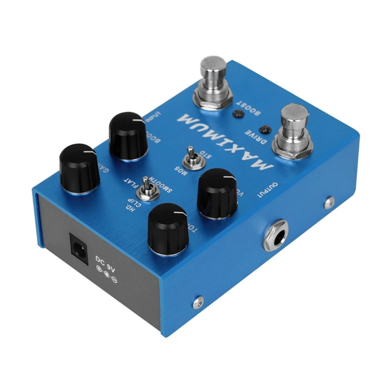 

Hot Sale SLADE An-41 MAXIMUM Overdrive Effect Pedal DRIVE Channel Clean Tone Without Compression Guitar Parts