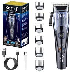 Kemei KM-3235 Professional Hair Clipper Adjustable Hair Trimmer For Men Barber Shop Electric Beard Haircut Machine Rechargeable