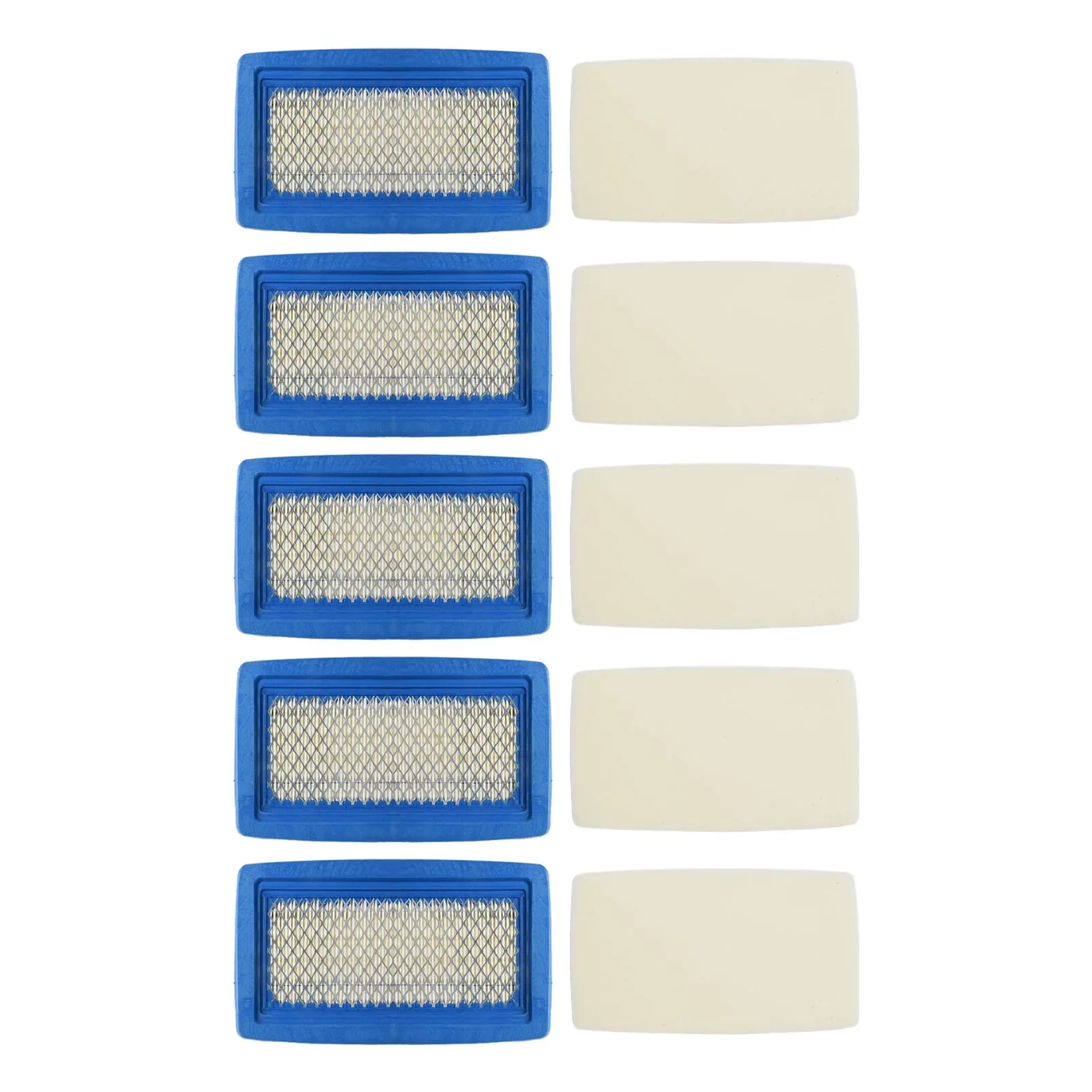 Air Filter Package Includes Five Filters with PreFilters Suitable for For Echo Backpack Leaf Blowers Models 8010 & 9010