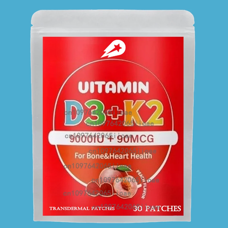 

30 Patches Vitamin D3 & Vitamin B12 Transdermal Patches Natural Energy, Mood, Metabolism & Focus