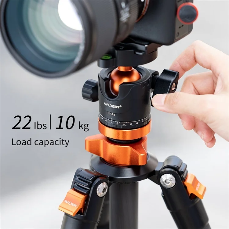 K&F Concept Lightweight Carbon fiber Camera Tripod Professional tripod camera tripod with carry bag