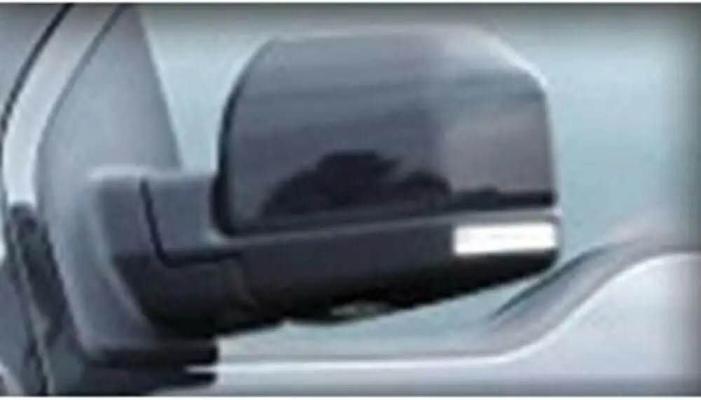 Black Custom Towing Mirror Set for Ford 15-Current, Ideal for Towing
