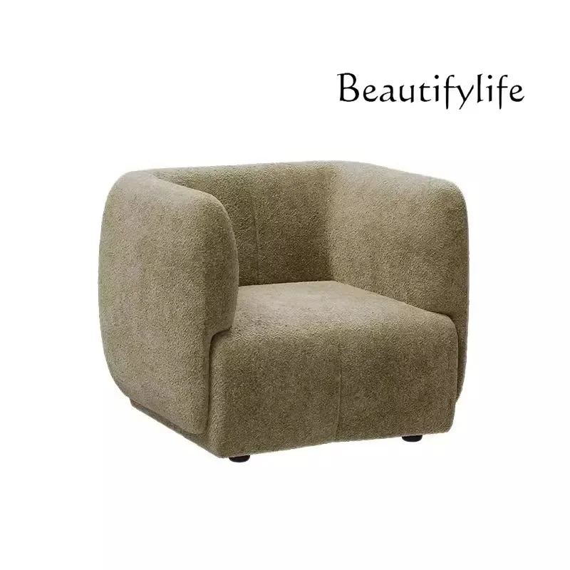 Medieval style designer sofa French minimalist creative module sofa living room curved straight row combination