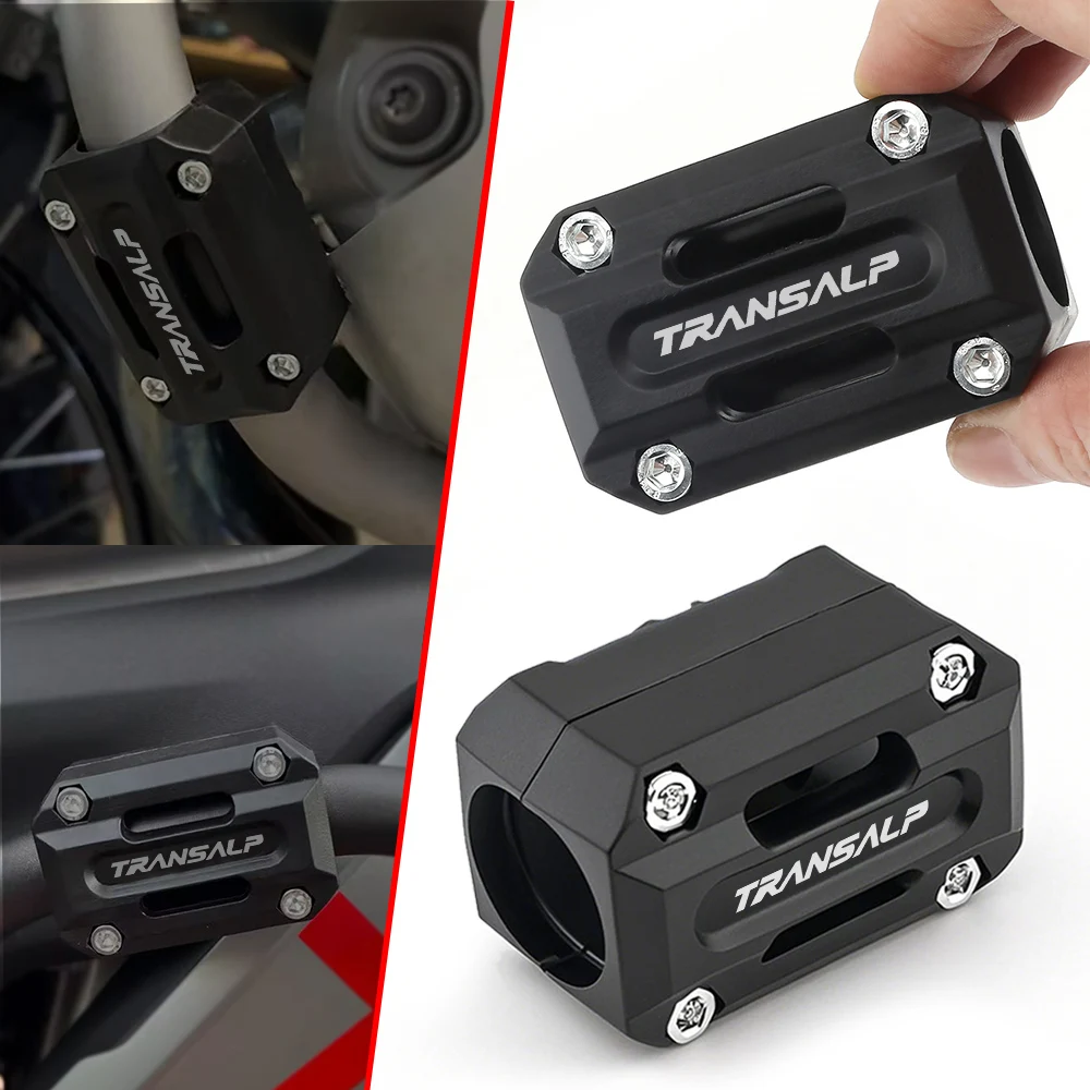 Motorcycle Crash Bar Bumper Engine Guard Block For Honda TRANSALP XL600 XL650 XL700 XL750 XL 600 650 700 750 Accessories