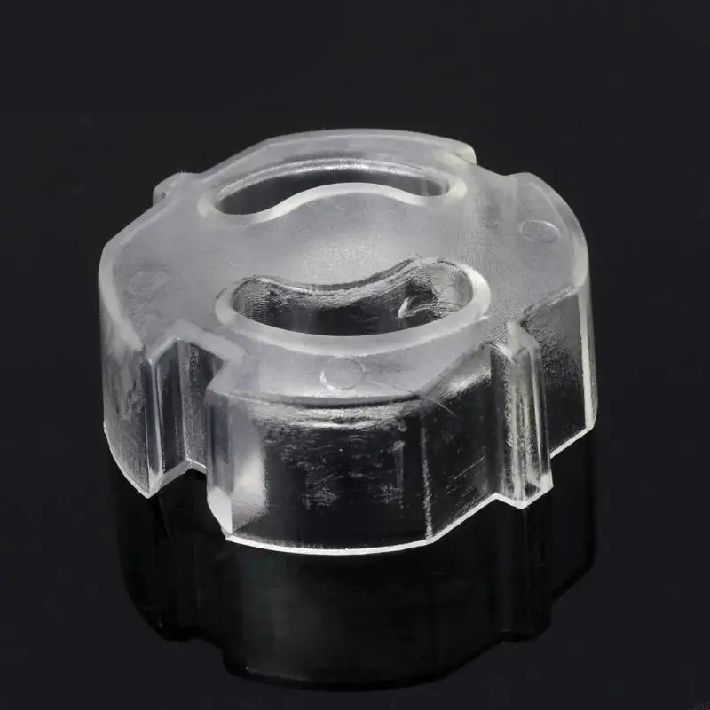 

L38E Clear Baby Safety Rotate Cover 2 Hole Round Socket Plastic Security Locks