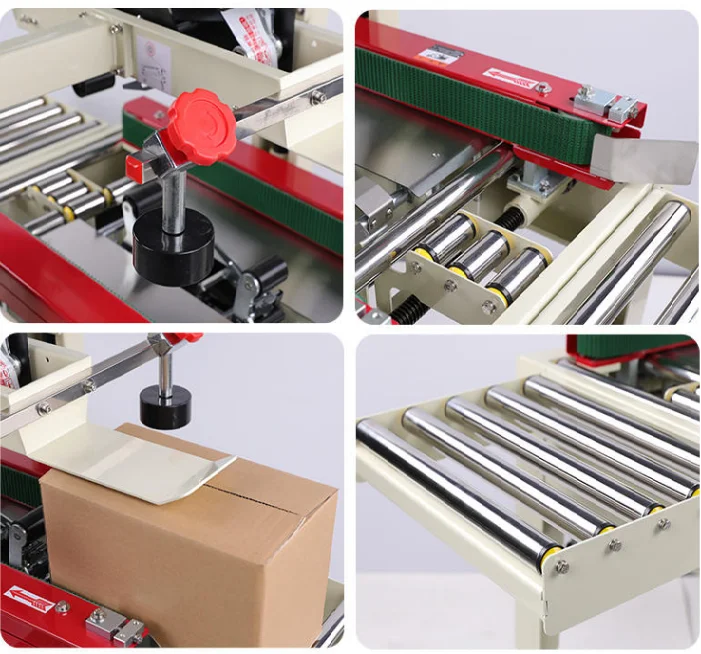 سدادة كرتونية لاصقة شبه أوتوماتيكية لصناعة المواد الغذائية الكيميائية خط تعبئة نهاية الورق لحقيبة تغليف الختم الكرتونية #5