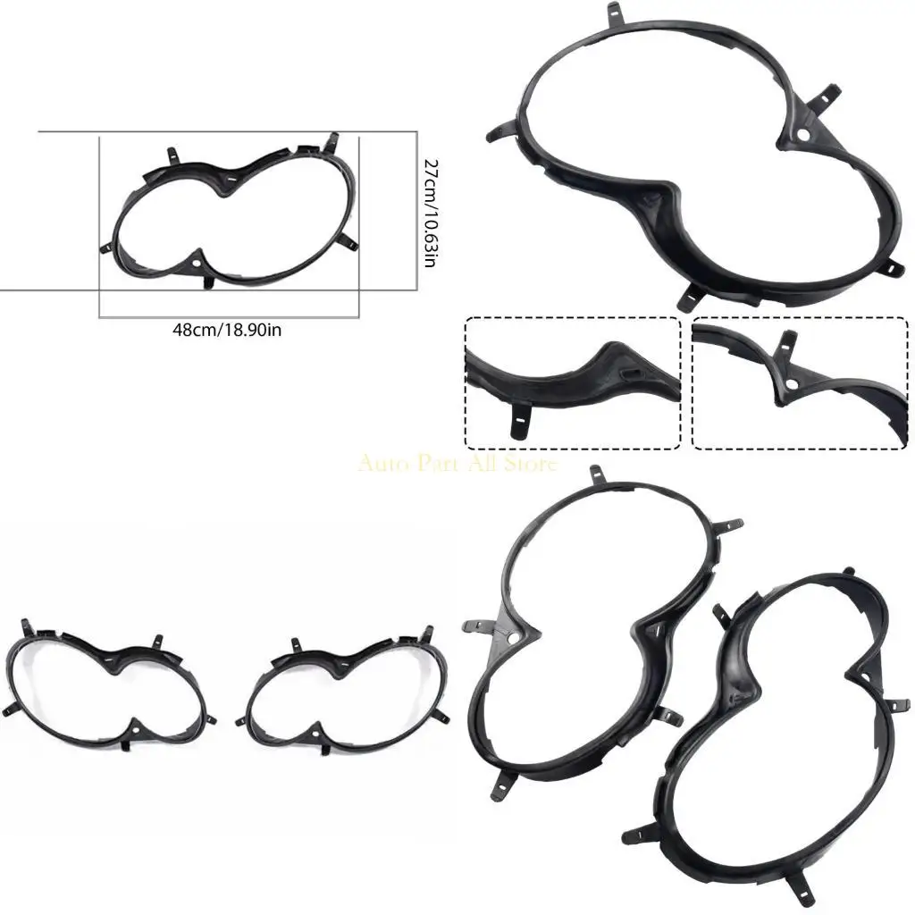 

J0MA Headlight Sealing Strips Head Light Lamp Cover Gasket for CLK200 CLK320 CLK500