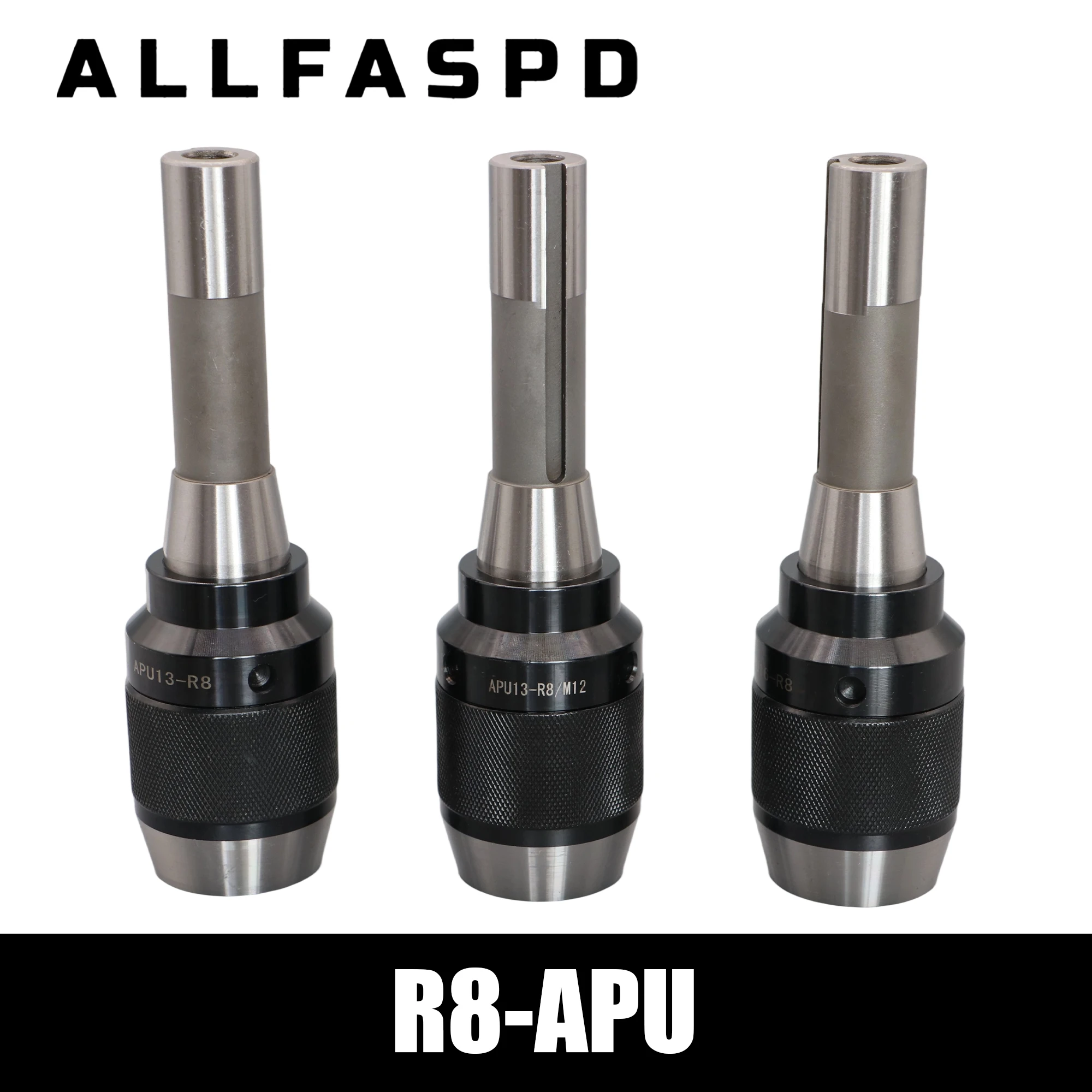 

R8 APU13 APU16 Drill Chuck Tool Holder Integrated Self Locking Drill Chuck Bracket Tool for CNC Lathe Milling Machine