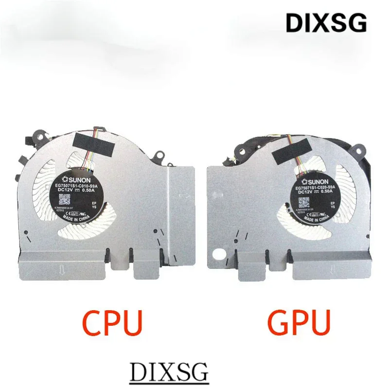 New EG75071S1-C010-S9A EG75071S1-C020-S9A dc12v 0.50a 4pin cooling fan for Xiaomi Mi 15.6 game notebook GTX 1060 6G Edition fan