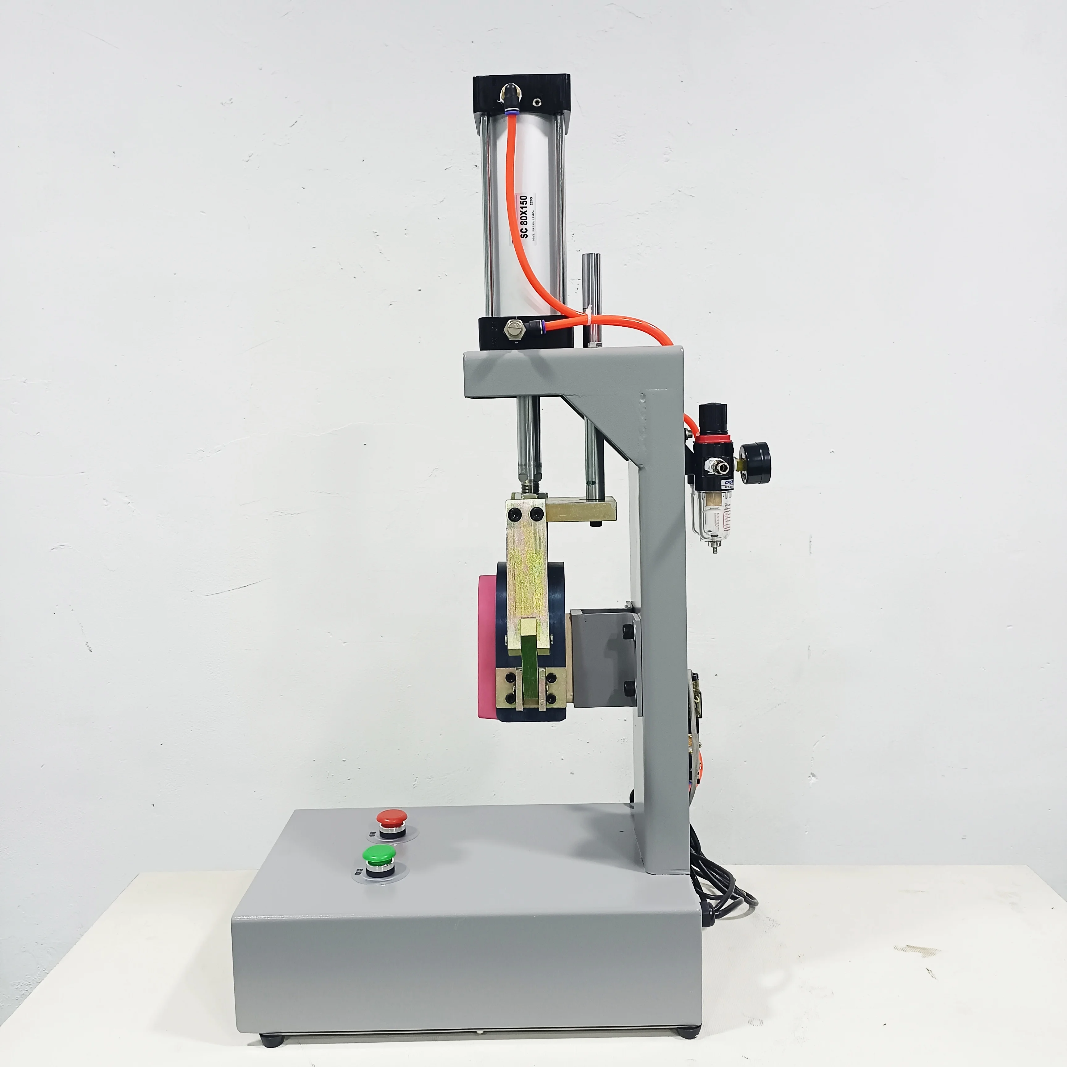 Mini Single Heat Heel Setting Footwear Machines Equipment Small Back Heel Part Counter Molding Machine