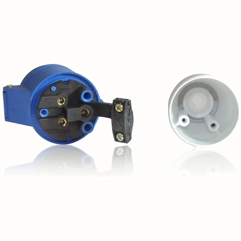 3-Pin Industrial Power Plug Waterproof Dustproof Connector For Outdoor Construction RV Marine Workshop Electrical Equipment Use