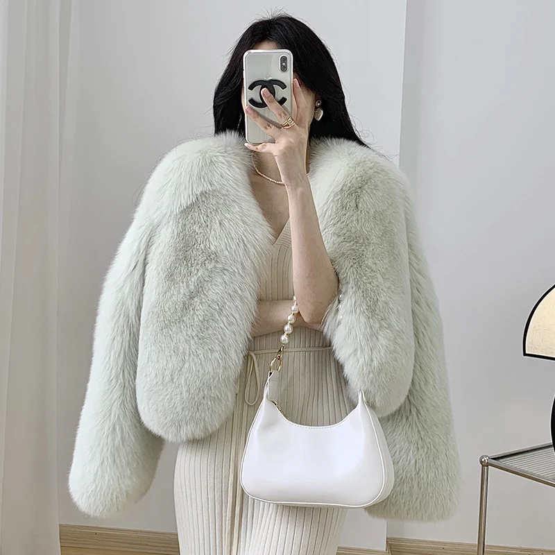 Fangtai 2023 Natural Real Fox Fur Coat Women Fur Coat Winter Warm Luxury Plus Size Jackets Clothing Free Shipping Female Vest