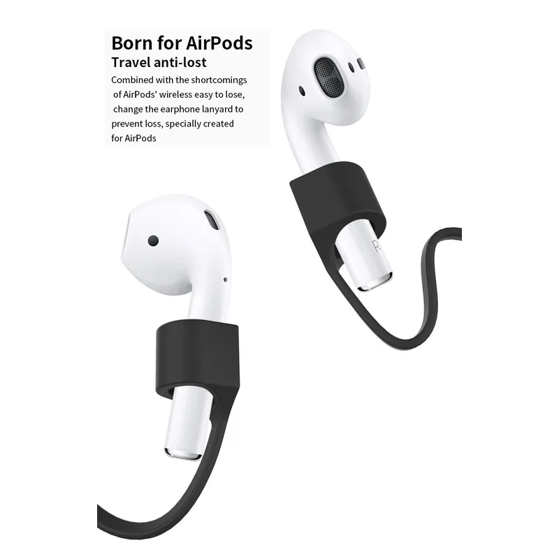 Magnetic Silicone Wireless Earbud Anti-Lost Lanyard Compatible With Apple AirPods 3 AirPods Pro 2 Sweatproof Earphone Strap