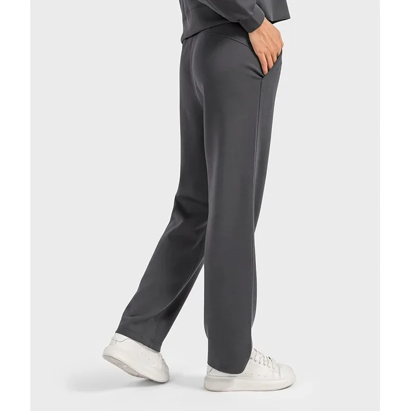 Pantalon de yoga en coton Softstreme taille haute, sensation lisse à côté de la peau, drapé puissant, pantalon pleine longueur avec poches latérales, Wstring de proximité, 31"