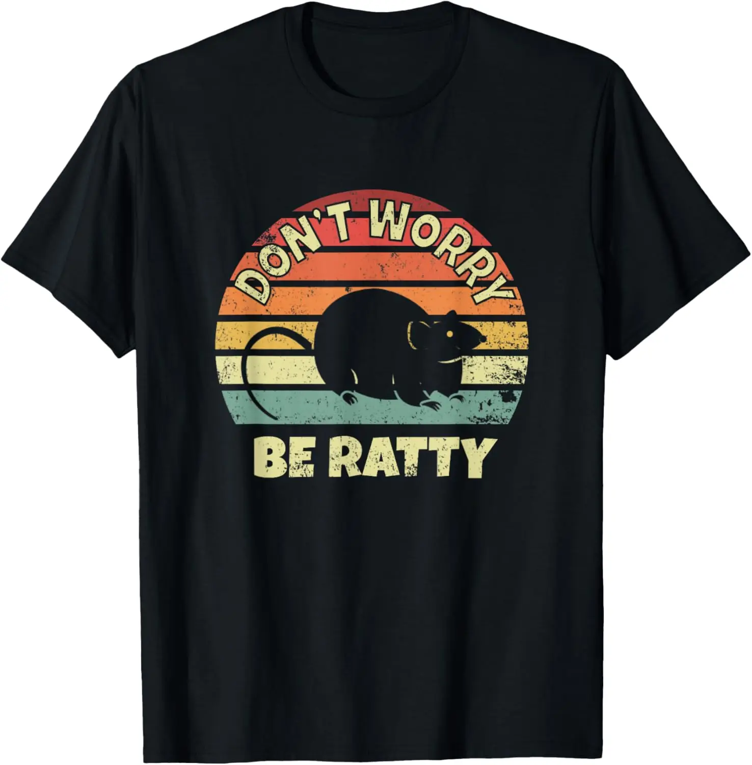 Não se preocupe, seja ratty - Camiseta Rat Pun