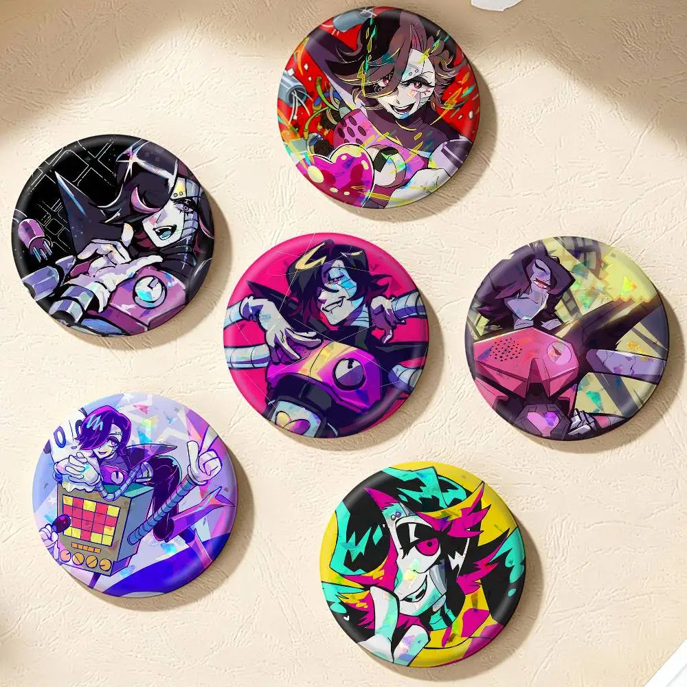 mettaton undertale   75mm 58mm 44mm 25mm Brooch Backpack Hat Pins Accessories Toys Badge