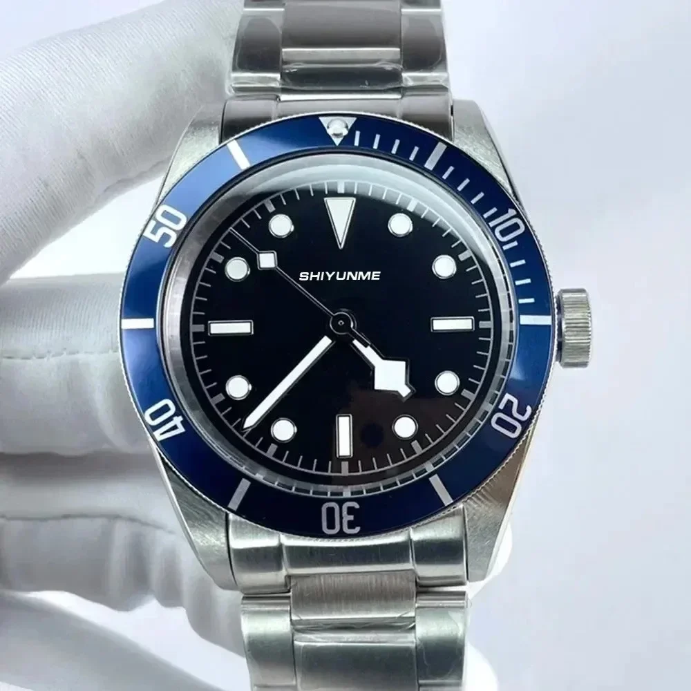 WATCH1 Store  Automatic Mechanical Calendar Men's Sport Watch Stainless Steel Bracelet Black Ceramic Bezel Watch T-Series