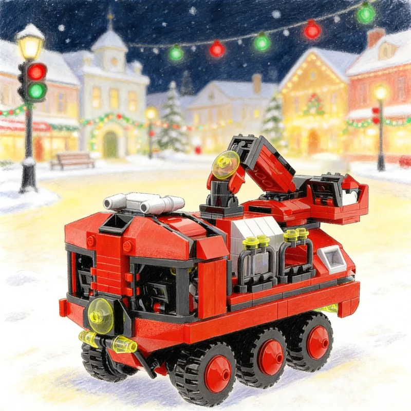 

463 детали MOC M Tron Roader: Конструктор-модель космического корабля, развивающая игрушка для сборки, креативный подарок на Рождество, идея для творчества и обучения детей