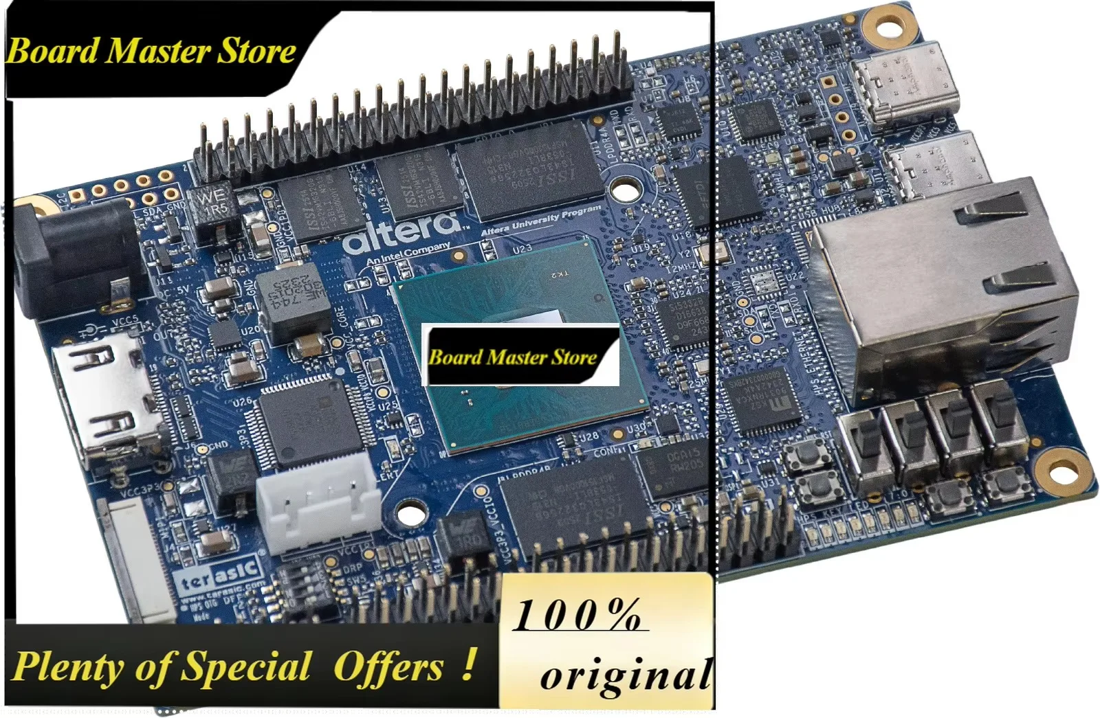 BoMaSTerasic De25-nano Development And Education Board: Agilex 5 Soc Fpga With 138k Les, 2gb Lpddr4, Arm A76/a55 & Mipi/hdmi I/o