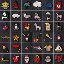 Hand embroidered  lip/envelope/Umbrella  badges Armband  applique for Coat Trousers Bag Brooch