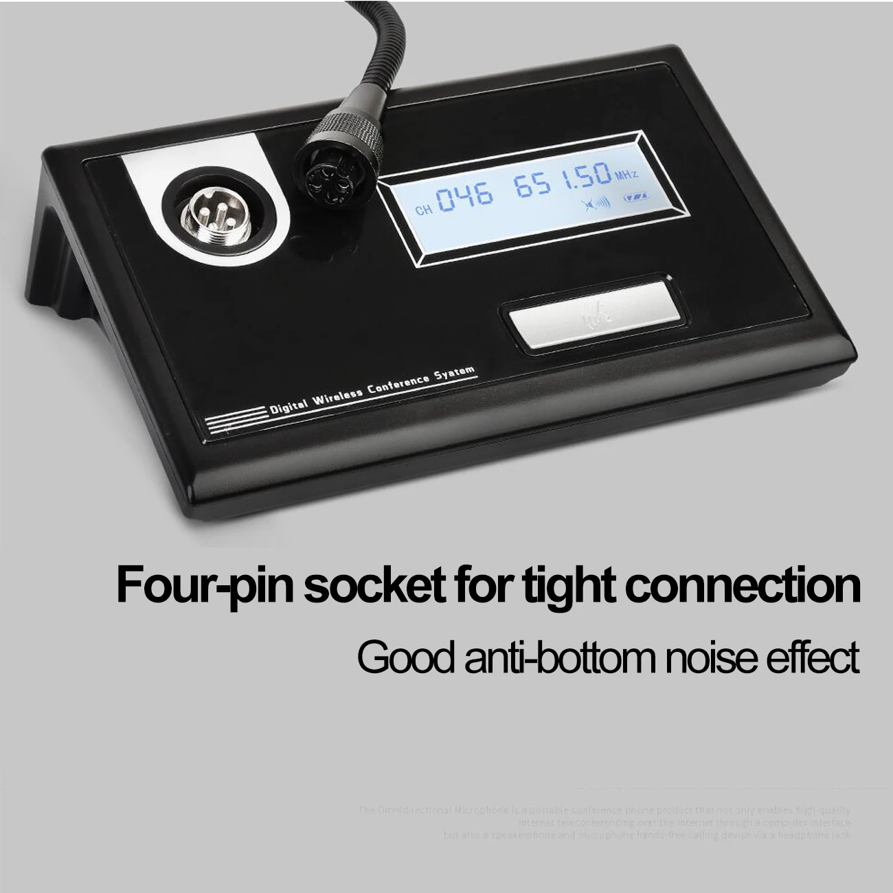 DR998 ميكروفون لاسلكي مكثف لسطح المكتب الاحترافي لغرفة الاجتماعات