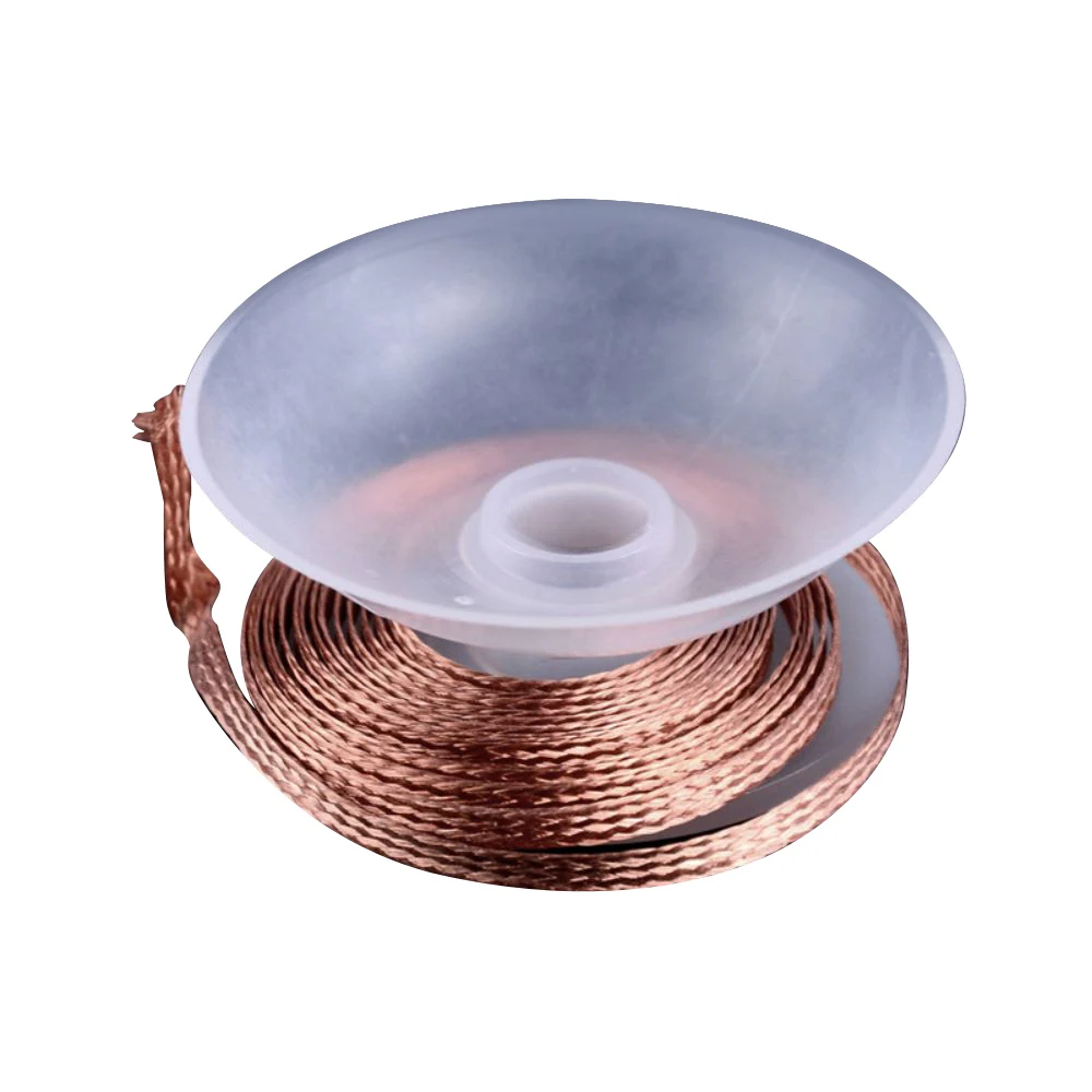 Welding Wires Desoldering Braid Tape Copper Solder Wire Soldering Wick Tin Solder Removal Braid Welding Repair Tool 1.0-3.5mm