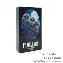 High Quality.Familiars Tarot. English  Tarot .Spanish Tarot.French.Tarot German Tarot.Affectional Divination Fate Game Deck.